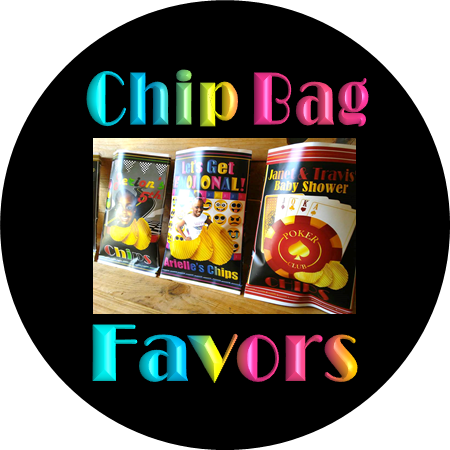 Printable Chip Bags - Party Favor (450x450), Png Download