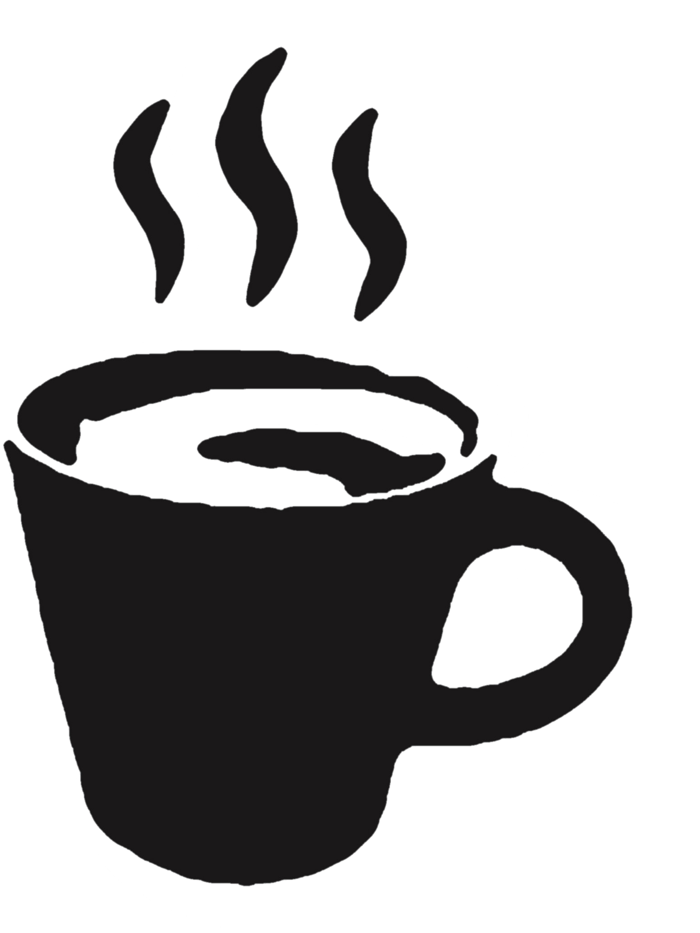 Opdrie Photography - Clip Art Black Coffee Cup (1398x1865), Png Download