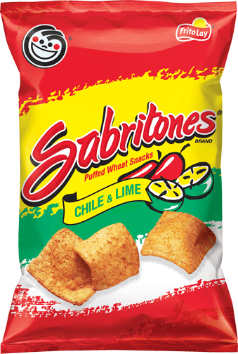 Puffed Wheat Snacks Chile & Lime - Chili And Lime Chips (339x504), Png Download