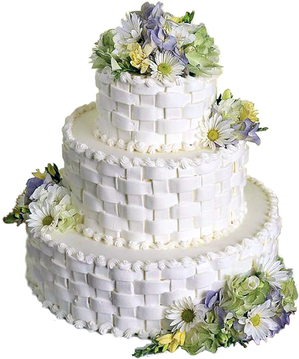 Wedding Cake Png Transparent (423x507), Png Download