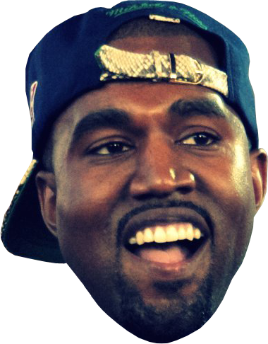 Kanye West (380x486), Png Download