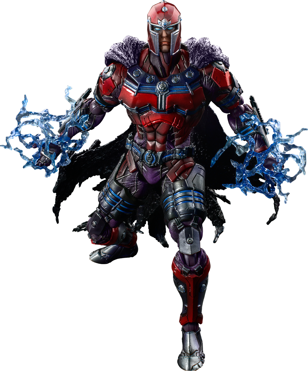 Magneto Play Arts Kai 10” Action Figure - Transformers (1248x1500), Png Download