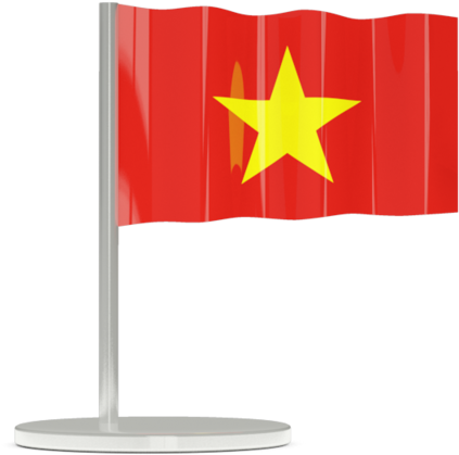 Vietnam Flag Png Clipart - Burkina Faso Flag Gif (640x480), Png Download