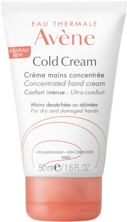 Avène Cold Cream Concentrated Hand Cream - Avène Cold Cream Concentrated Hand Cream 50 Ml 50ml (670x800), Png Download