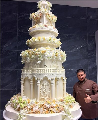 Delicious Million Dollar Wedding Cake - Russian Wedding Cake (710x475), Png Download