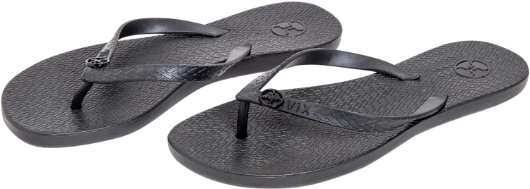 Black Flip Flop Black Flip Flop - Flip-flops (854x1024), Png Download