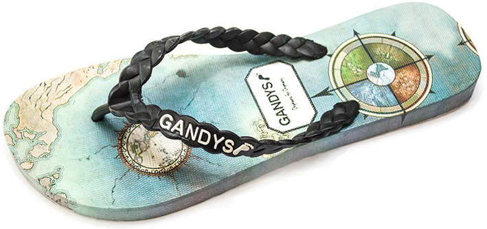 Gandys Flip Flop Burned Ii - Gandys Flip Flops (764x399), Png Download