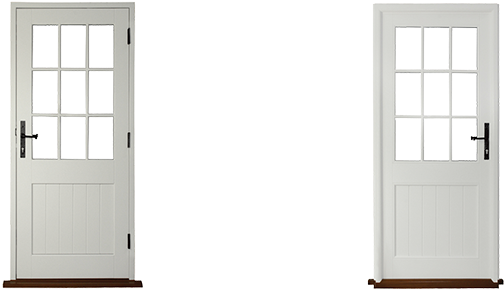 All Of Our Wooden Doors Are Designed And Built With - White Wood Door Png (580x290), Png Download