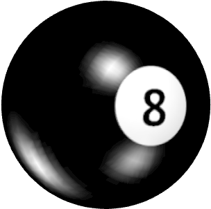 Cartoon Pool Ball Png Jpg Free Download - Pool Ball Png (415x305), Png Download