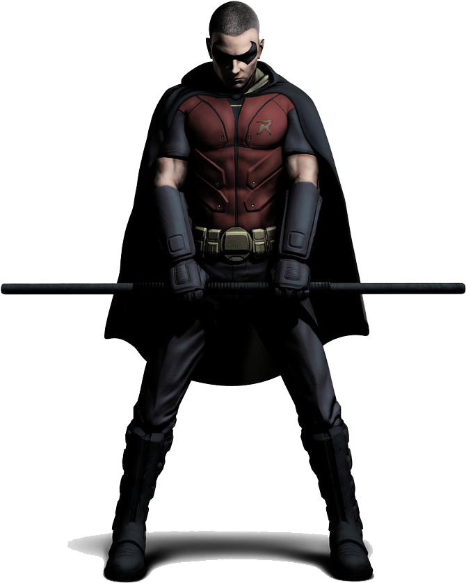 Arkham City Robin Png File - Tim Drake Red Robin Arkham City (750x1065), Png Download
