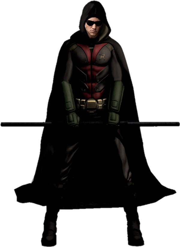 Png Robin Graphic Download - Batman Arkham City Robin (628x866), Png Download