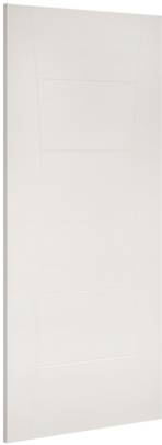 Pamplona Pre-finished Door, White Primed - Door (430x404), Png Download