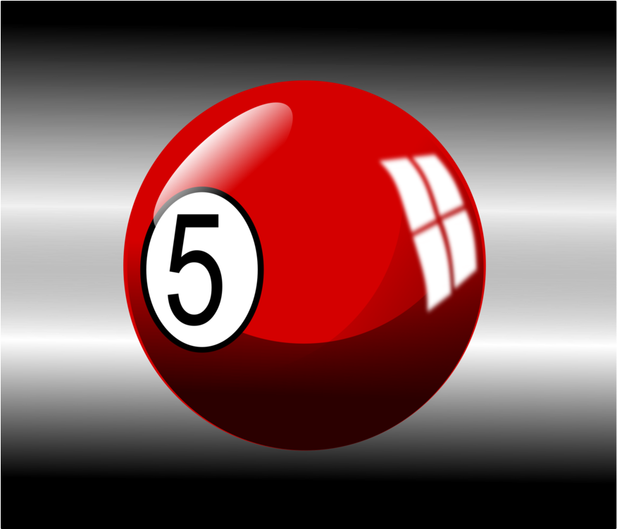 Boule De Billard 5 (900x675), Png Download