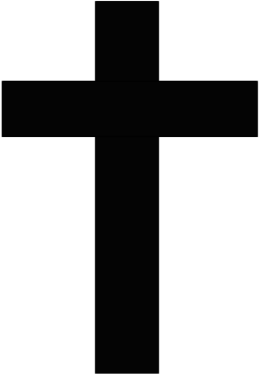 Ireland Medium Image Png - Cross Silhouette (566x800), Png Download