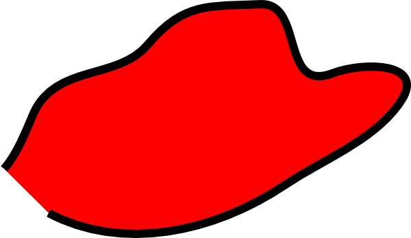 Banner Black And White Download Red Clip Art At Clker - Cape Clipart Transparent (600x347), Png Download