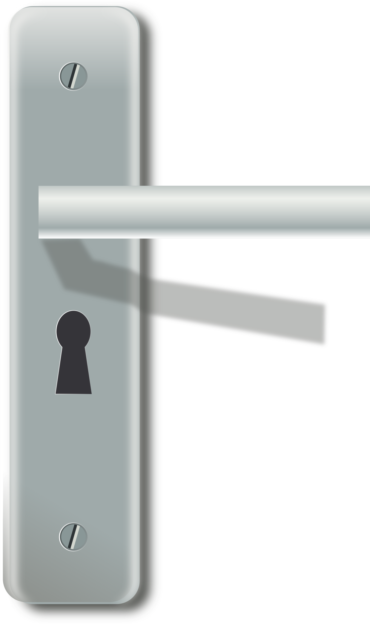 Transparent Lock Door - Latch Png (1238x2400), Png Download