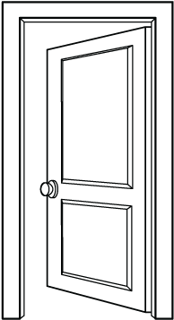 Home Door (461x418), Png Download