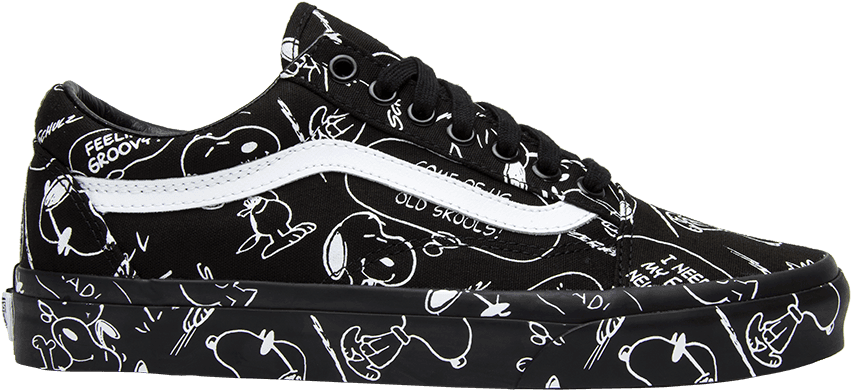 246636 00 - Vans Old Skool Snoopy (1000x1000), Png Download