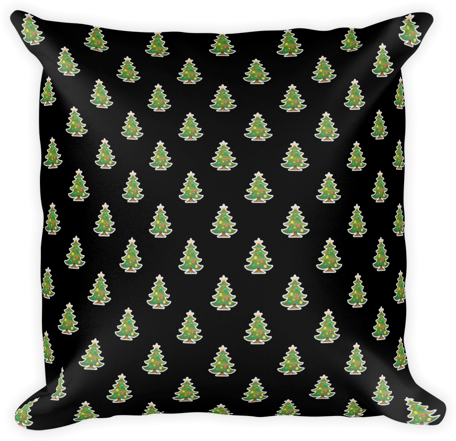 Christmas Tree-just Emoji - Carpet (1000x1000), Png Download