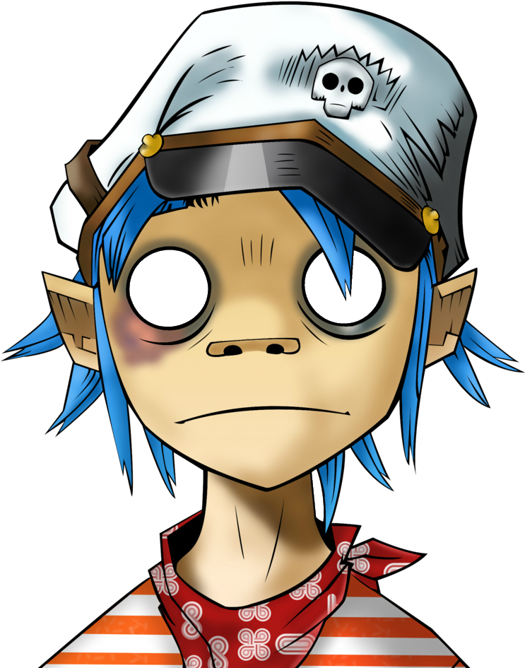 30 In The Morning - Gorillaz 2 (898x983), Png Download