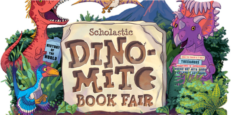 Spotlight Iamge - Scholastic Dino Mite Book Fair (808x390), Png Download