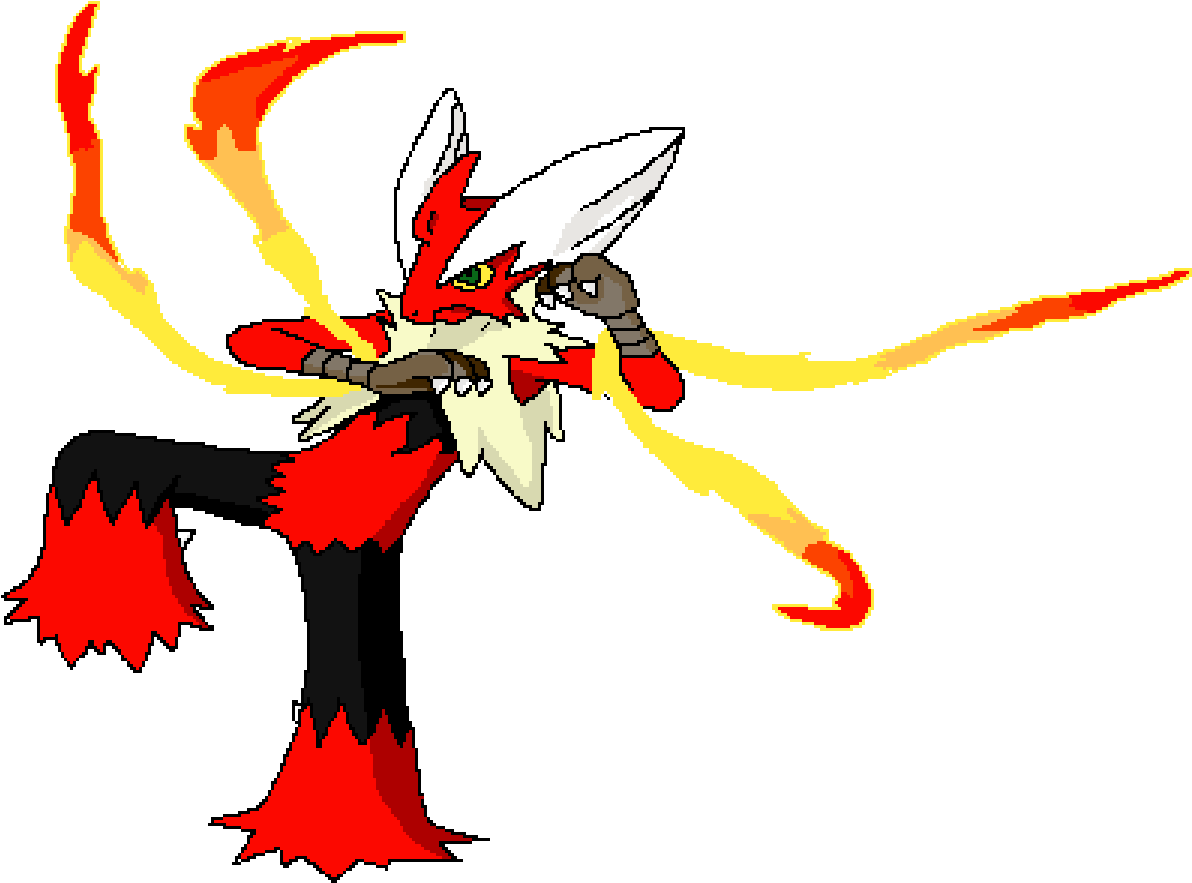 Pokemon - Blaziken - Pokémon Mega Blaziken (1200x900), Png Download