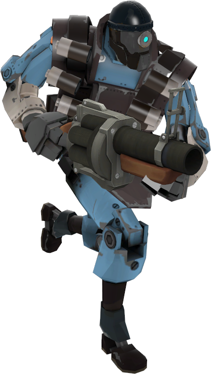 Awakening Message Board For 3ds - Team Fortress 2 Robot Demoman (752x752), Png Download
