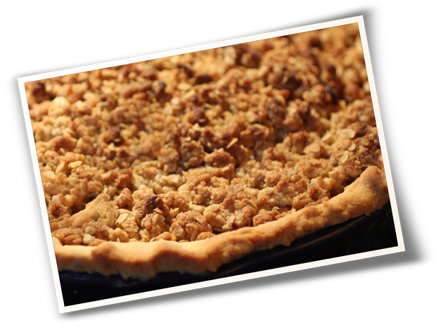 Maple Sugar Apple Pie - Treacle Tart (657x509), Png Download
