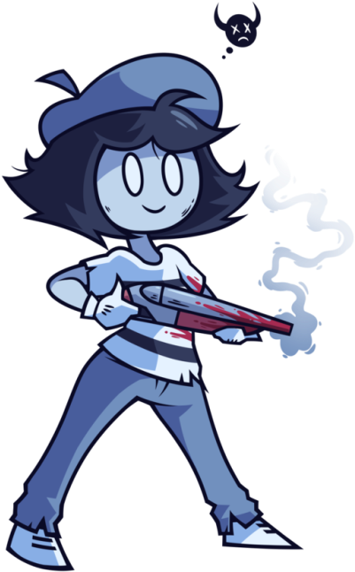 Gift For @nuclearmime Because We Both Like Doom - Cartoon (500x727), Png Download