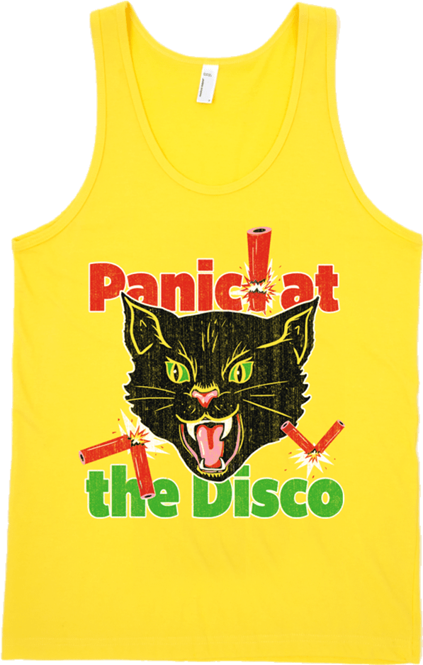 Panic At The Disco Shirt Black - Active Tank (1001x1001), Png Download