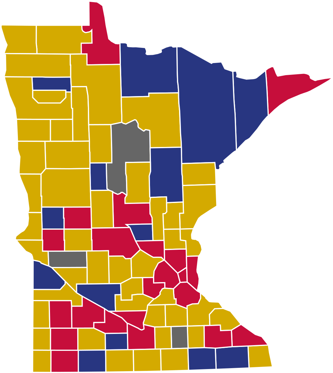 1200 X 1345 8 - Minnesota 2016 Presidential Election (1200x1345), Png Download