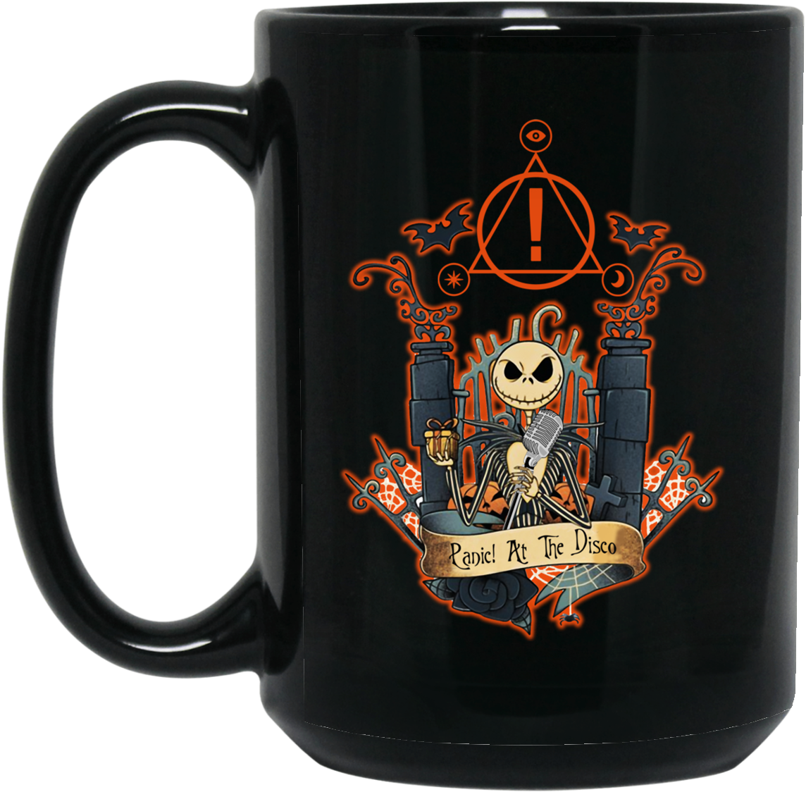 Panic At The Disco Nightmare Jack Skellington Shirt - Panic At The Disco Jack Skellington Shirt (1155x1155), Png Download