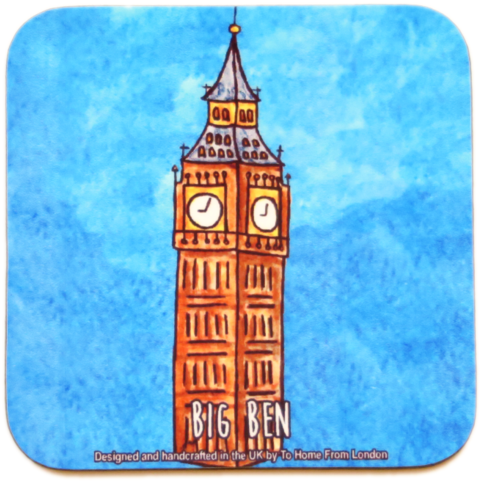 Big Ben Magnetic Coaster 10543-011 - Clock Tower (800x800), Png Download