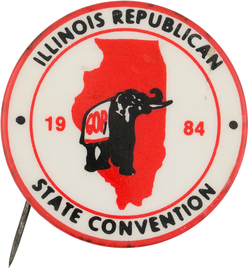 Illinois Republican State Convention - Emblem (1000x956), Png Download