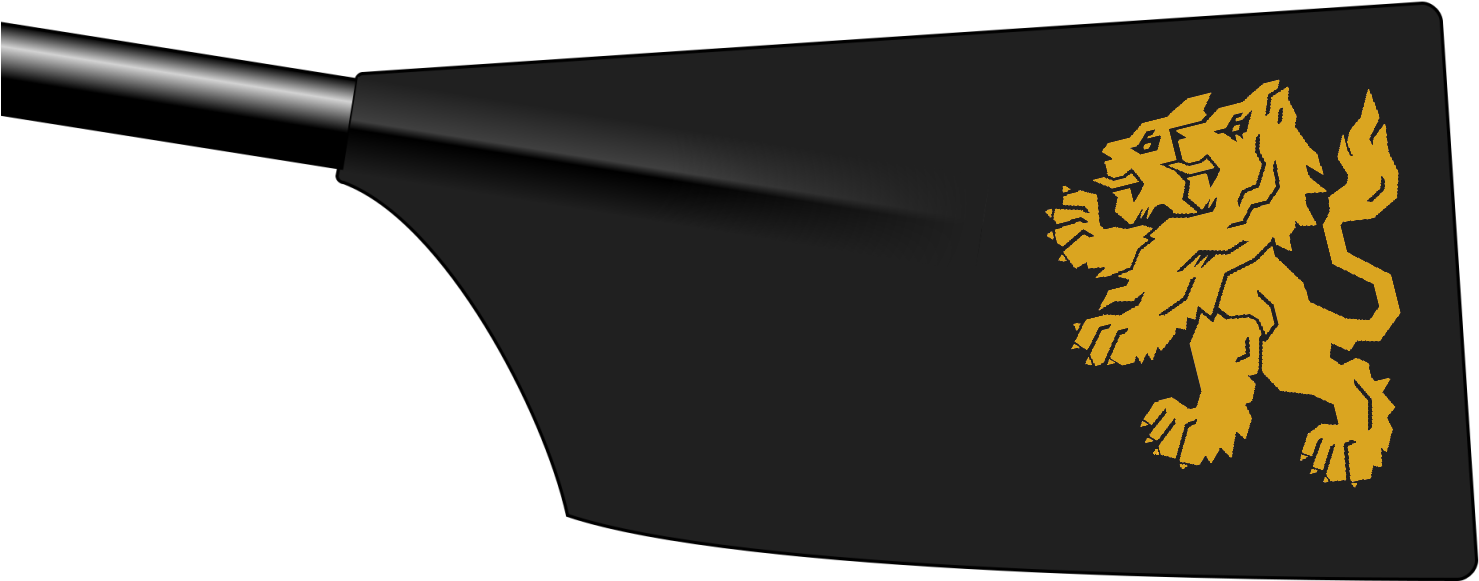 Two Lions Bc Rowing Blade - University Of Birmingham (1498x625), Png Download