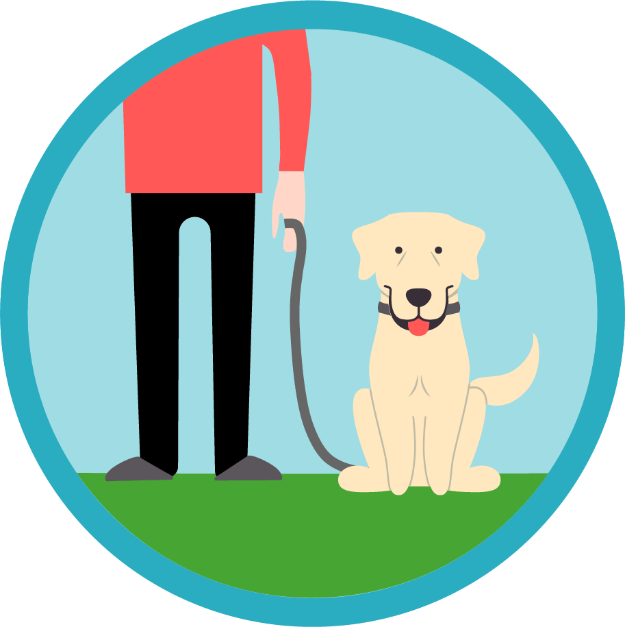 Dog Walking - Dog Yawns (913x915), Png Download