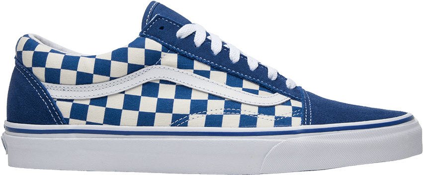 Vans Old Skool Blue Checkerboard (1000x1000), Png Download