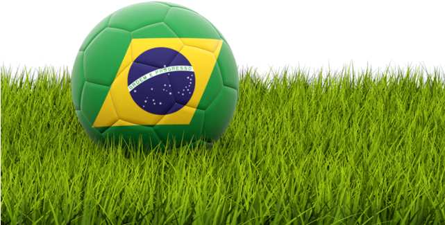 Brazil Football Flag Png (640x480), Png Download