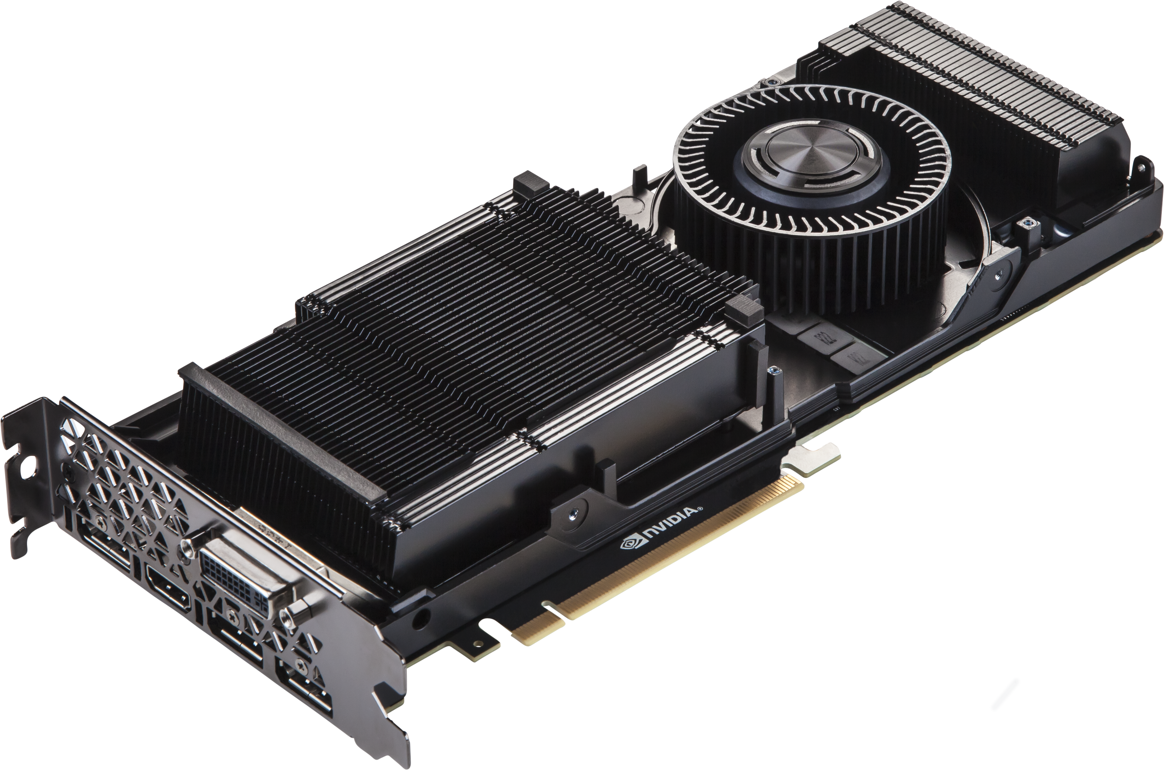 Removing The Titan X's Shroud Reveals Its Heat Sink - Gtx 1060 Asus Turbo (4461x2807), Png Download