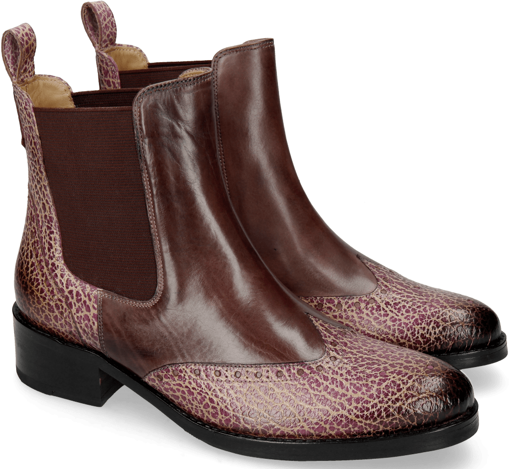 Ankle Boots Elaine 6 Wine Rio Brazil - Damen Stiefeletten Chelsea Boots Ankle Boots Von Melvin (1024x1024), Png Download