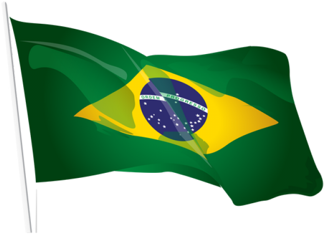 Brazil Flag Clipart Png - Brazil Flag (640x480), Png Download