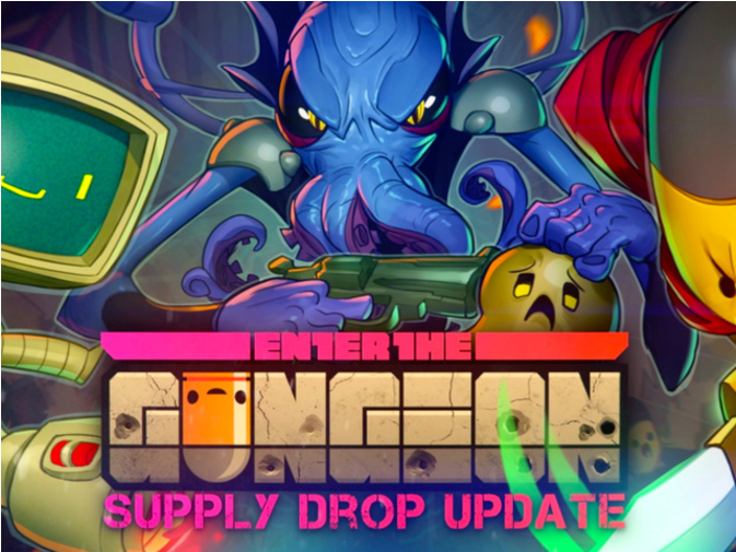 Enter The Gungeon - Enter The Gungeon Supply Drop Update (896x504), Png Download