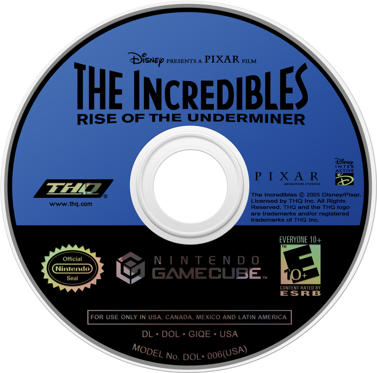 The Incredibles - Gamecube (1280x1280), Png Download