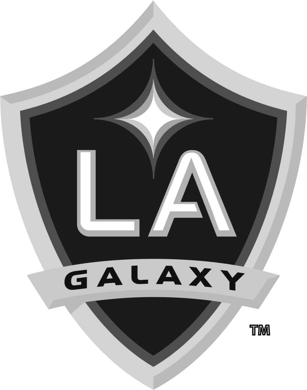 Grey La - Angeles Galaxy (1000x1271), Png Download