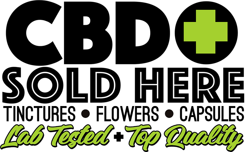 Cbd Sold Here - Poster (852x526), Png Download