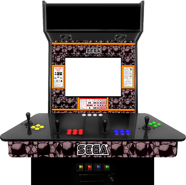 Golden Axe Arcade Cabinet - Arcade Machine Transparent Background (620x615), Png Download