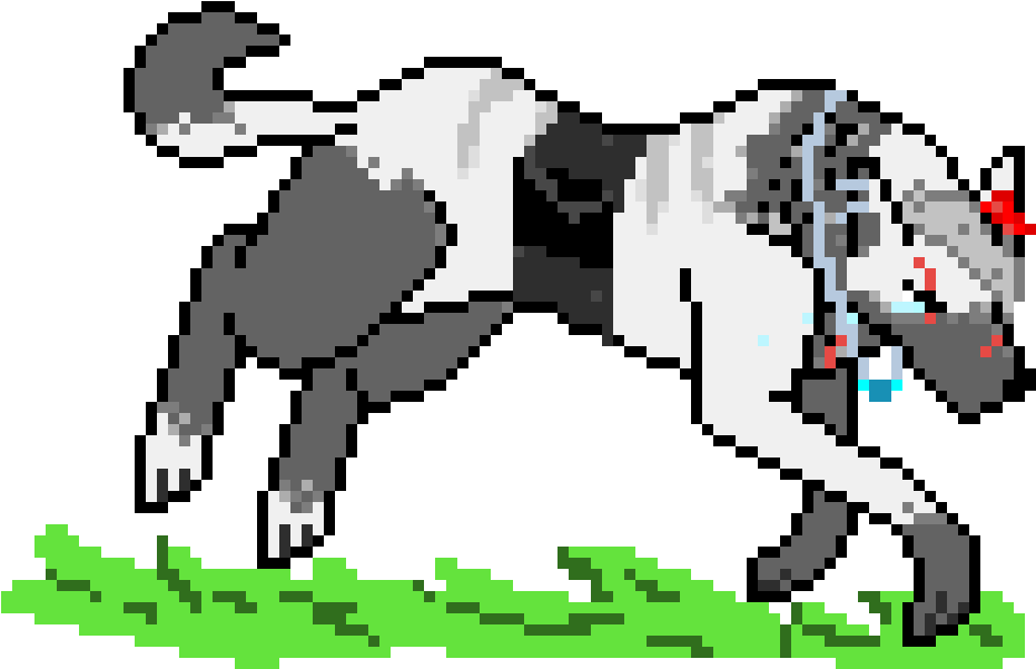 Birch Paw - Wolf Oc - Crocodile (1090x810), Png Download