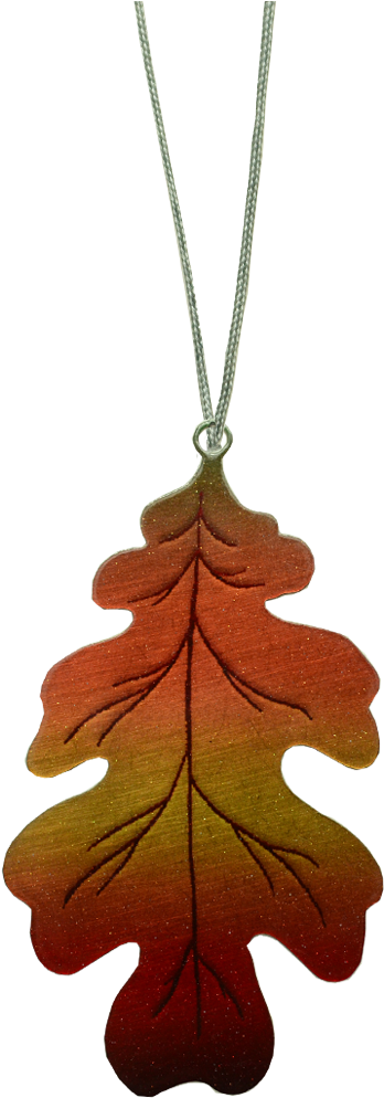 Oak Leaf Ornament - Pendant (1000x1000), Png Download