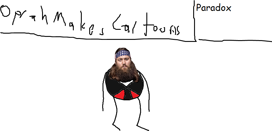 The Third Paradox - Oprah Makes Cartoon Shadow (928x494), Png Download