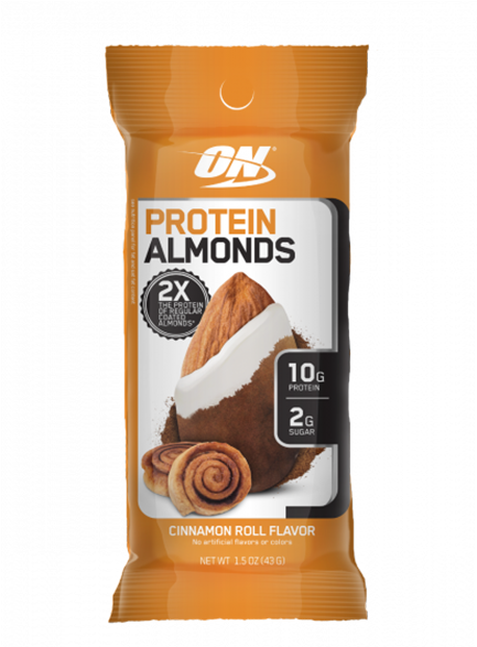 Optimum Nutrition Protein Almonds - Optimum Nutrition (1111x736), Png Download